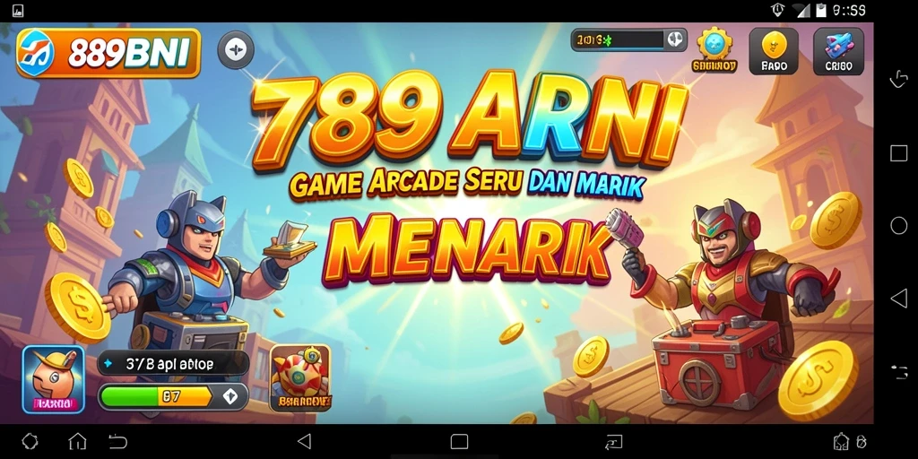 Tampilan gameplay seru 789BNI yang penuh warna.