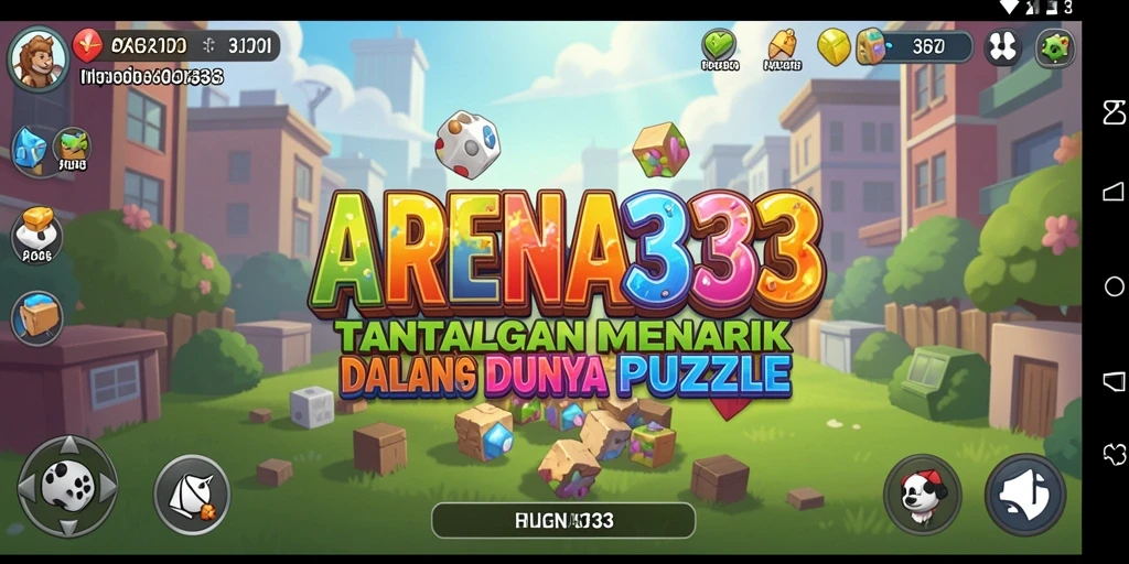 Tampilan gameplay ARENA333 yang penuh tantangan teka-teki.