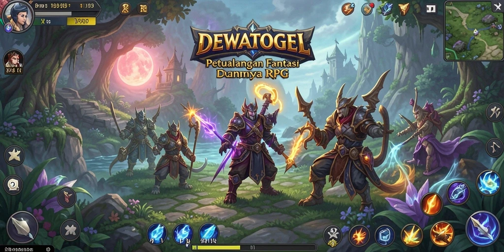 Screeshot DEWATOGEL menampilkan aksi pertarungan yang mendebarkan dan grafis yang menawan.