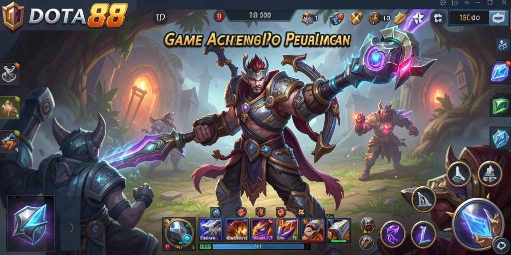 Tangkapan layar DOTA88 menunjukkan gameplay aksi yang mendebarkan.