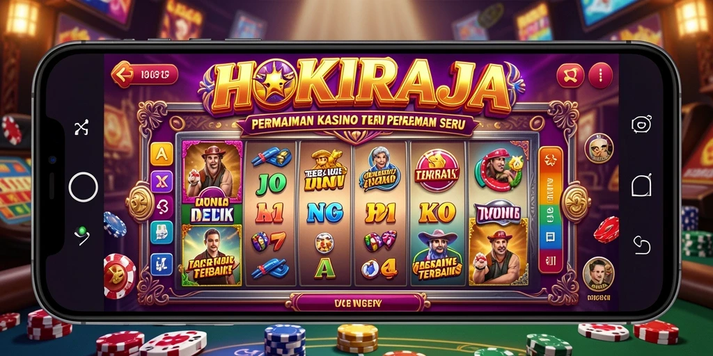 Tampilan gameplay Kasino HOKIRAJA yang menarik dan seru.