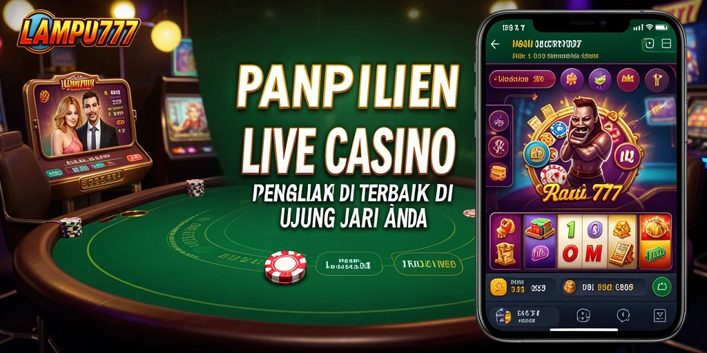 Tampilan gameplay LAMPU777 dengan dealer langsung dan interaksi menarik.