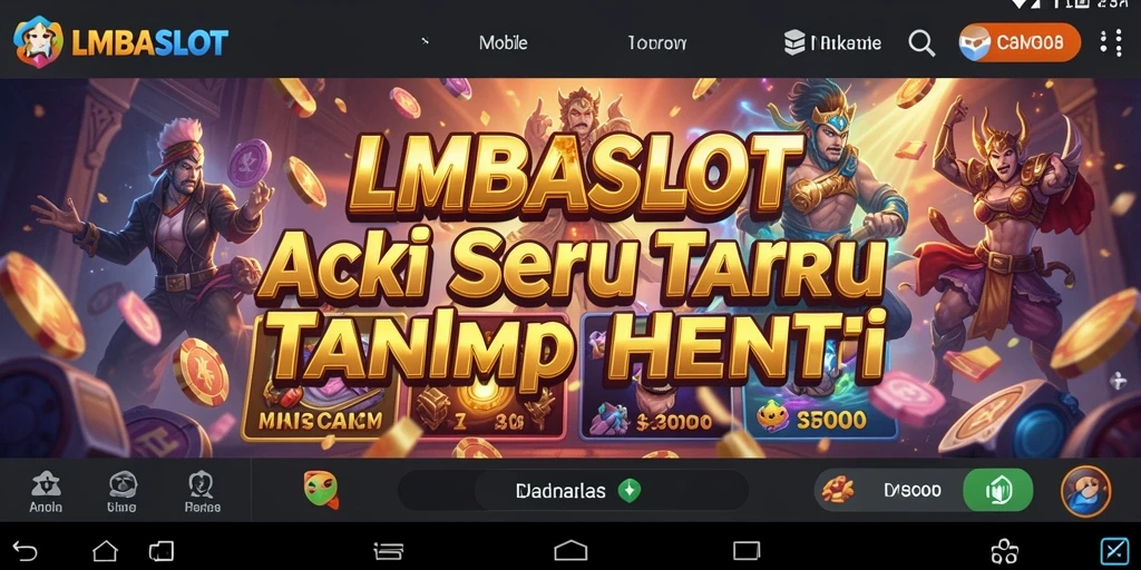 Tangkapan layar LMBASLOT menunjukkan aksi mendebarkan dalam gameplay.