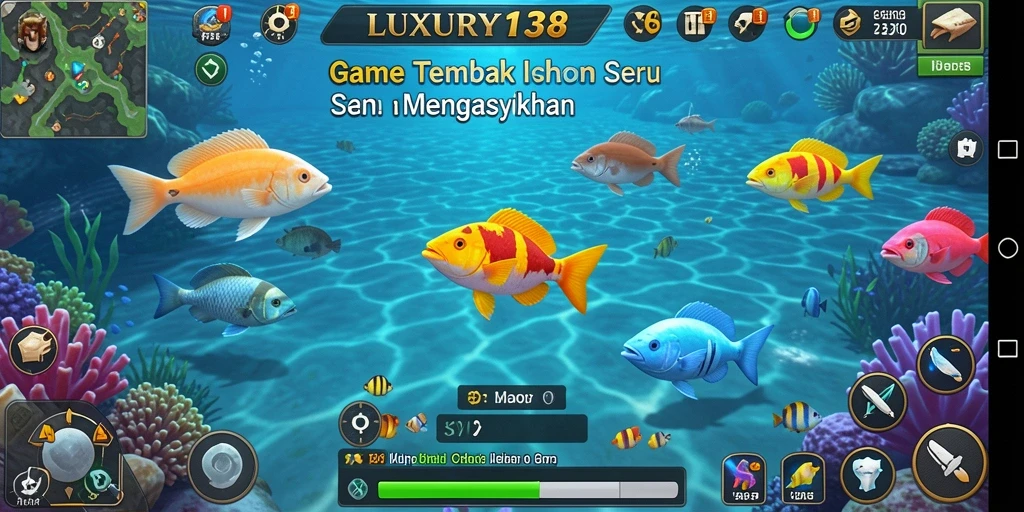 Screenshot gameplay LUXURY138 yang menarik dan penuh aksi Tembak Ikan.