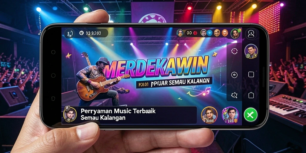 Tampilan gameplay MERDEKAWIN yang seru dan interaktif.