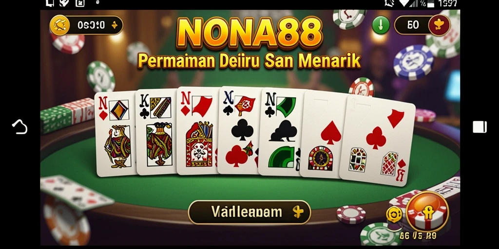 Tampilan screenshot utama NONA88 dengan gameplay yang seru.