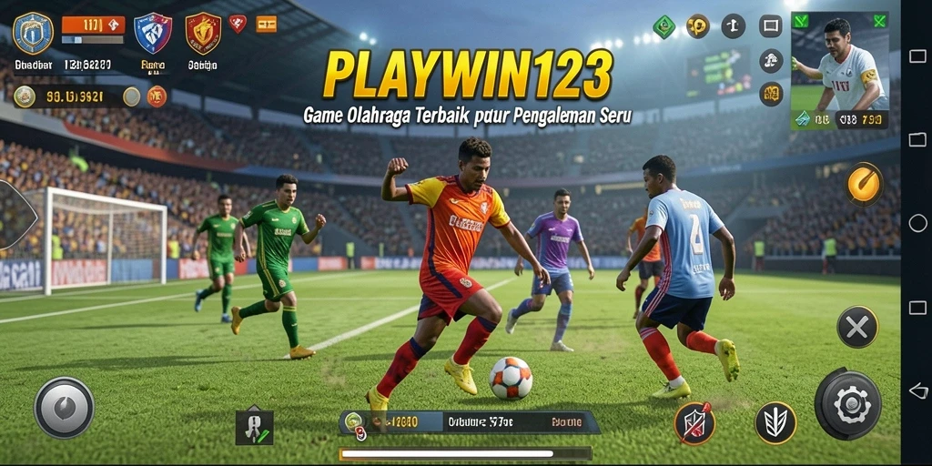 Tampilan gameplay seru dari PLAYWIN123 dengan aksi olahraga yang mendebarkan.
