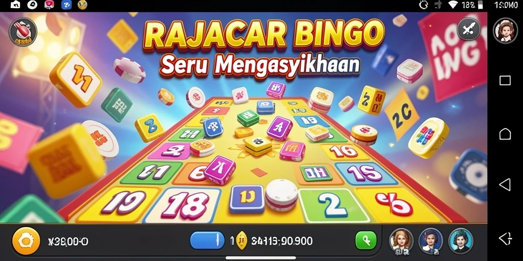 Tampilan permainan Bingo yang seru dan interaktif.