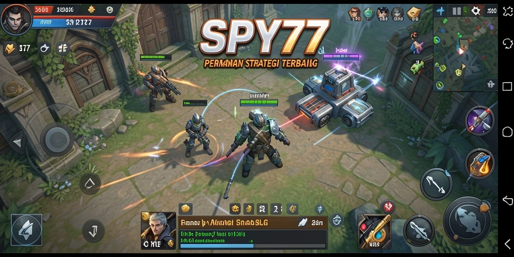 Tangkapan layar utama dari gameplay menarik di SPY77.