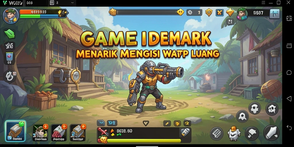 Tampilan gameplay Idle WG87 yang menarik dan interaktif.