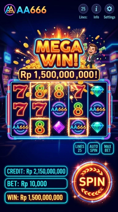 Tampilan utama aa666 dengan berbagai pilihan aplikasi.